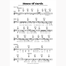 Load image into Gallery viewer, HOUSE OF CARDS (SHEET MUSIC)