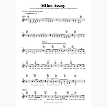 Load image into Gallery viewer, MILES AWAY (SHEET MUSIC)