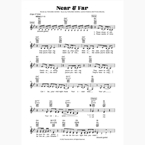 NEAR & FAR (SHEET MUSIC)